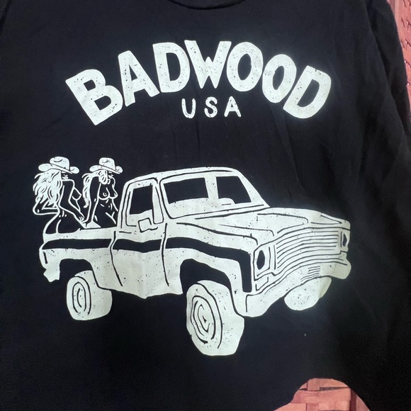 Badwood oversized crop top - Picture 3 of 4